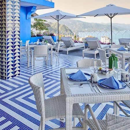 Hotel Luxury Patio Azul (Adults Only) Puerto Vallarta Zewnętrze zdjęcie The rooftop bar at the hotel